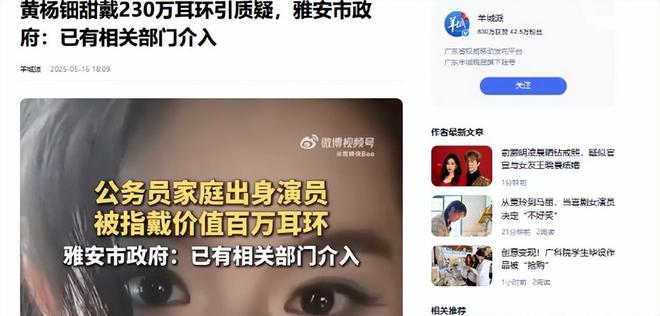 自下场黄杨钿甜父亲被正式立案调查pg电子模拟器天价耳环风波不断亲(图2)